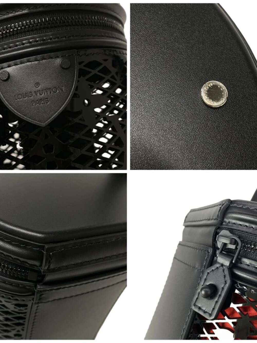LOUIS VUITTON Cannes M20363 Noir Monogram Lace - RFID : confirmed Vanity Bag - Picture 13 of 16